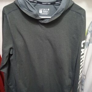 Carhartt Men's Gray Hoodie Shirt